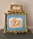 Encrier D'angelots Porcelaine De Sevres Monture Bronze Doré Napoléon Iii 19e