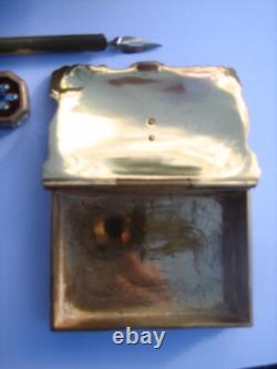 Encrier, tampon buvard, boîte etc. Bronze et émaux cloisonnés Napoléon III