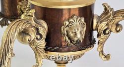 Ensemble 3 Lustres Style Napoléon III Bronze Laiton Globes Verre Depoli Ensemble 3 Lustres Style Napoléon III Bronze Laiton Globes Verre Depoli