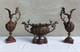 Ensemble Jardini&egrave;re Et 2 Aiguill&egrave;res En Bronze &eacute;poque Napol&eacute;on Iii