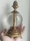 Etrange Boule Cristal Presse Papier Monture Bronze Dor&eacute; 19 &egrave;me Si&egrave;cle