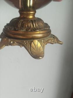 Etrange boule cristal presse papier monture bronze doré 19 ème siècle