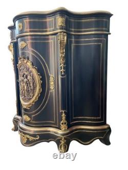 Extraordinaire meuble français Napoléon III XIXème siècle bronzes