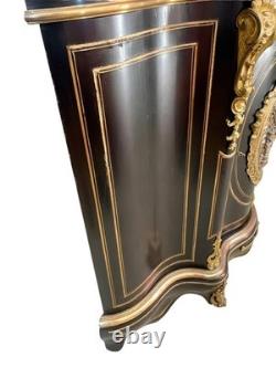 Extraordinaire meuble français Napoléon III XIXème siècle bronzes