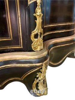 Extraordinaire meuble français Napoléon III XIXème siècle bronzes
