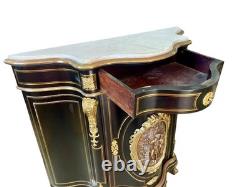 Extraordinaire meuble français Napoléon III XIXème siècle bronzes