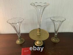 Florisole himalayenne Napoléon III Bronze attribué Baccarat (prix des 3)