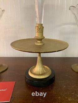 Florisole himalayenne Napoléon III Bronze attribué Baccarat (prix des 3)