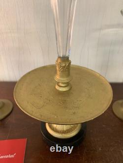 Florisole himalayenne Napoléon III Bronze attribué Baccarat (prix des 3)