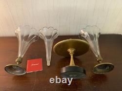 Florisole himalayenne Napoléon III Bronze attribué Baccarat (prix des 3)