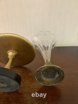 Florisole himalayenne Napoléon III Bronze attribué Baccarat (prix des 3)