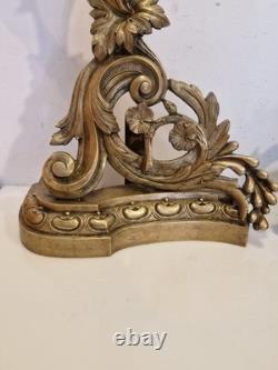 France Garniture de cheminée en 3 pièces bronze massif H. 54 / L. 110 cm XIX