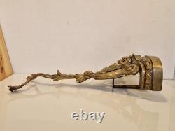 France Garniture de cheminée en 3 pièces bronze massif H. 54 / L. 110 cm XIX