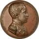 France, Médaille, Napoléon Iii, Association De La Jeune France, 1853, Sup
