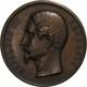 France, Médaille, Napoléon Iii, Départ Pour L'armée, 1859, Bronze, Montagny