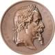 France, M&eacute;daille, Napol&eacute;on Iii, R&eacute;union Du Louvre Et Des Tuileries, Bronze