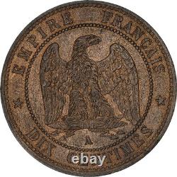 France, Napoléon III, 10 Centimes, 1852, Paris, Bronze, SUP, Gadoury248
