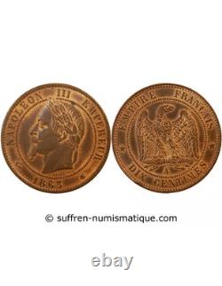 France Napoléon III 10 Centimes 1863 A Paris