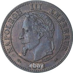 France, Napoleon III, 2 Centimes, 1861, Bordeaux, SUP+, Bronze, Gadoury104