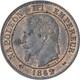 France, Napoleon Iii, 2 Centimes, 1862, Bordeaux, Sup+, Bronze, Gadoury104