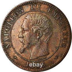 France, Napoléon III, 2 Centimes, Napoléon III, 1853, Lille, Bronze, TTB