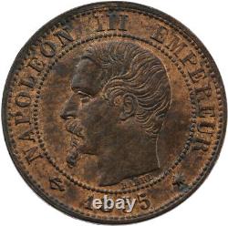 France Napoléon III Centime 1855 Strasbourg