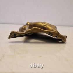 France Paire de griffons en bronze en appliques H. 30,5 cm XIXème