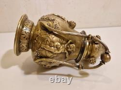 France art sacré Brûle encens / parfum Bronze massif, décor de 4 putti XIX