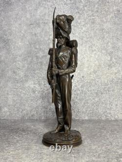 Fremiet. Grenadier De La Garde Imperiale Second Empire. Napoleon Iii. Bronze