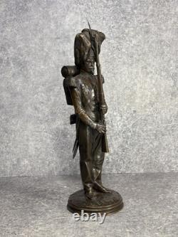 Fremiet. Grenadier De La Garde Imperiale Second Empire. Napoleon Iii. Bronze