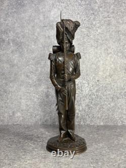 Fremiet. Grenadier De La Garde Imperiale Second Empire. Napoleon Iii. Bronze