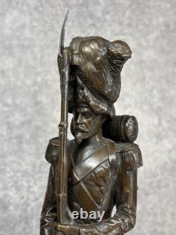 Fremiet. Grenadier De La Garde Imperiale Second Empire. Napoleon Iii. Bronze