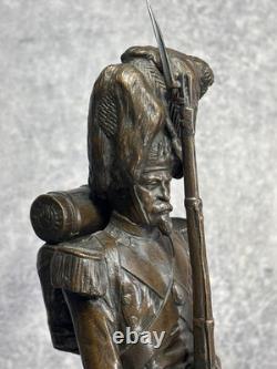 Fremiet. Grenadier De La Garde Imperiale Second Empire. Napoleon Iii. Bronze