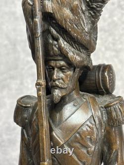 Fremiet. Grenadier De La Garde Imperiale Second Empire. Napoleon Iii. Bronze