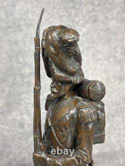 Fremiet. Grenadier De La Garde Imperiale Second Empire. Napoleon Iii. Bronze