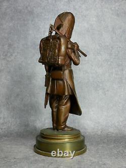 Fremiet. Sapeur D'infanterie Second Empire. Napoleon Iii. Bronze. (date 1860)