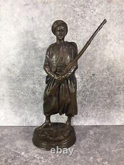 Fremiet. Zouave De La Garde Imperiale Second Empire. Napoleon Iii. Bronze