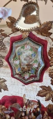 French Antique Napoleon III Mariage globe interior