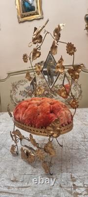 French Antique Napoleon III Mariage globe interior on the base