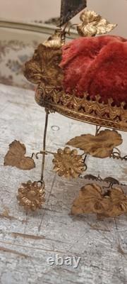 French Antique Napoleon III Mariage globe interior on the base