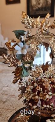 French Antique Napoleon III Mariage globe interior on the base