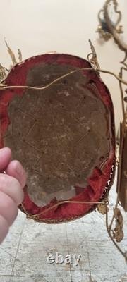 French Antique Napoleon III Mariage globe interior on the base