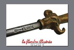 Fusil de boucher zoomorphe 19ème bélier en bronze