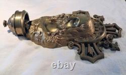 GRAND BENITIER EN APPLIQUE EN BRONZE XIXè SIECLE (RICHARD AURILI)