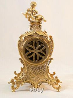 Garniture De Cheminée Napoléon III En Bronze Cloisonné pendule clock uhr reloj