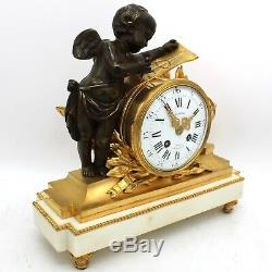 Garniture Horloge Pendule et Paire Candelabres Napoleon III en Bronze du 19ème