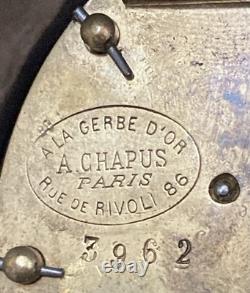 Garniture de cheminée Napoléon III époque XIXe Pendule + chandeliers (livrables)