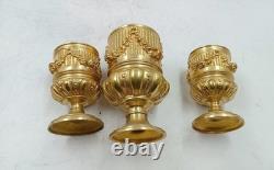 Grand Encrier En Bronze Doré Au Mercure d'époque Napoléon III