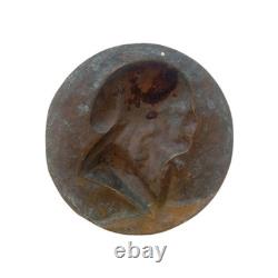 Grand Médaillon MARAT L'Ami du Peuple Bronze d'apres Brisson 1868 Nap III
