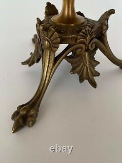 Grande Coupe En Bronze Napoleon III Xixeme Pieds Griffes Decor Antique E634